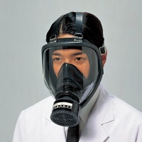 直接式防毒面罩（中浓度用1%以下） RESPIRATOR 直結式防毒マスク(中濃度用1％以下) CA-604/OV（有机气体用滤毒盒）