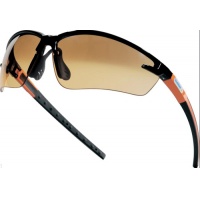 橙色渐变色两片式防护眼镜 SAFETY GLASSES 保護メガネ 101110