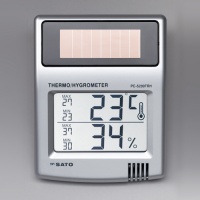 太阳能数字式温湿度计 THERMO-HYGROMETER ソーラーデジタル温湿度計 PC-5200TRH