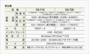 仕様表