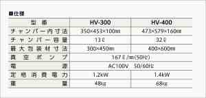 仕様表